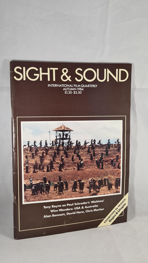 Sight & Sound International Film Quarterly Volume 53 Number 4 Autumn 1984