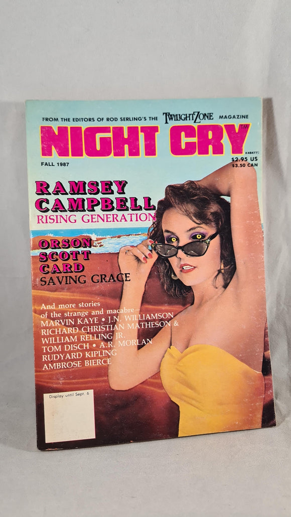 Night Cry Volume 2 Number 5 Fall 1987