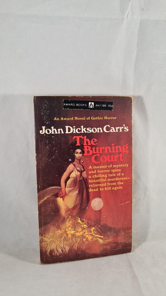 John Dickson Carr - The Burning Court, Award Books, 1969, Paperbacks