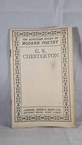 G K Chesterton - The Augustan Books of Modern Poetry, Ernest Benn