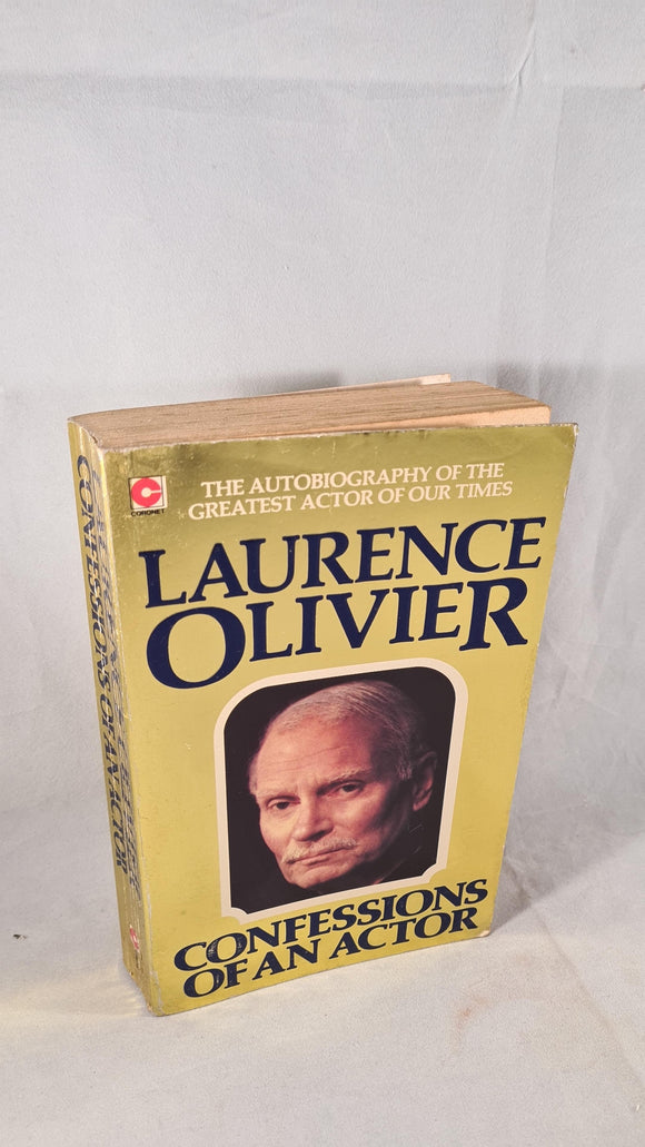 Laurence Olivier - Confessions of an Actor, Coronet Books, 1982, Paperbacks