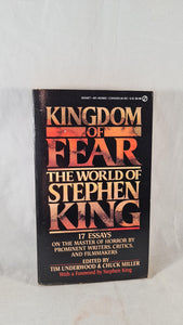 Tim Underwood - Kingdom of Fear, Signet Book, 1987, Paperbacks