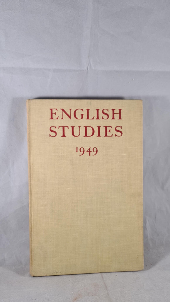 Philip Magnus - English Studies 1949, John Murray, 1949
