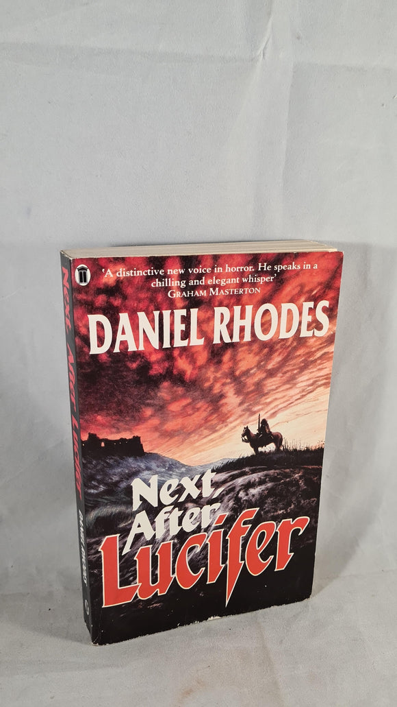 Daniel Rhodes - Next After Lucifer, New English, 1989, Review Copy, Paperbacks