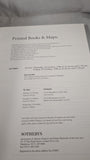 Sotheby's Printed Books & Maps including Greece, Cyprus, Turkey 24 & 25 October 1996