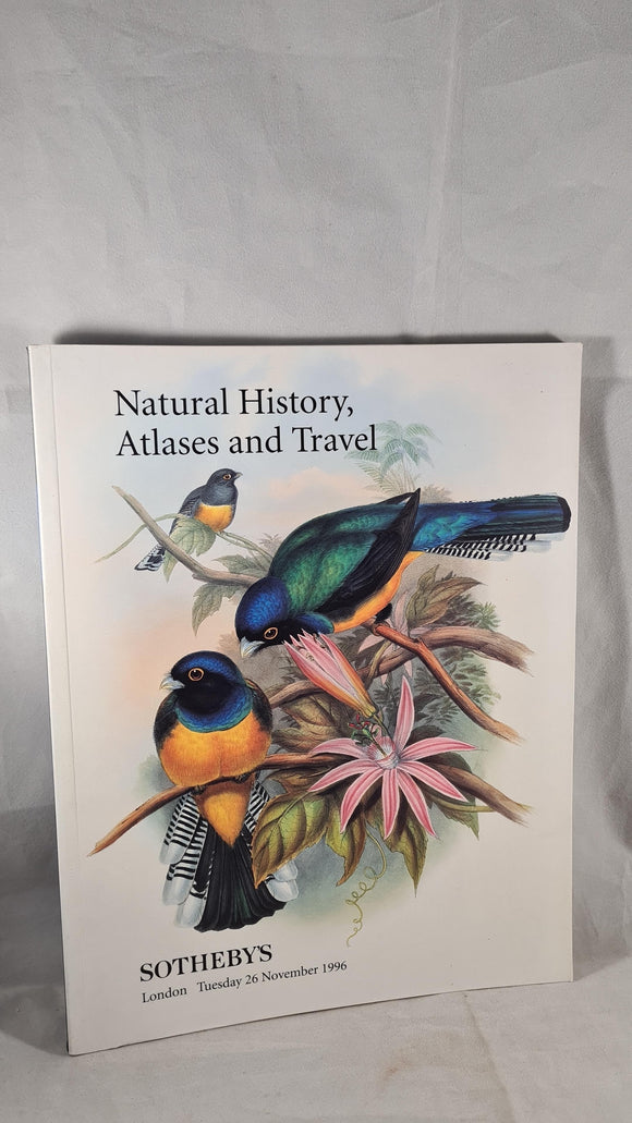Sotheby's Natural History, Atlases and Travel 26 November 1996