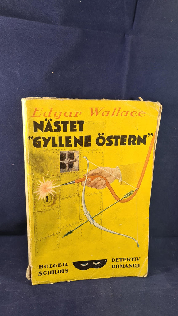 Edgar Wallace - The Green Archer, Stockholm, 1929, Paperbacks