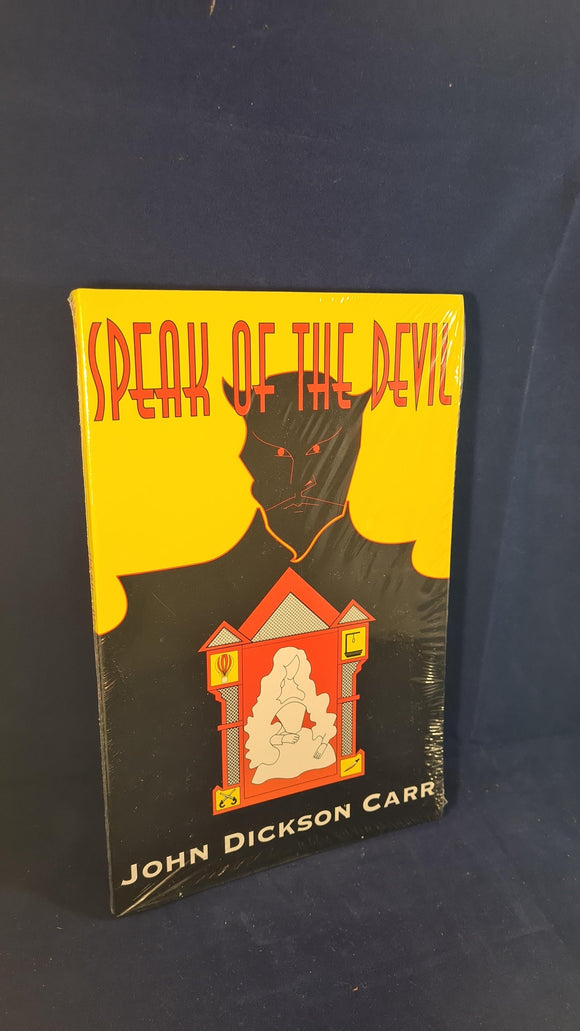 John Dickson Carr - Speak Of The Devil, Crippen & Landru, Paperbacks, Unopened