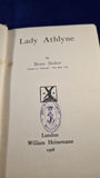 Bram Stoker - Lady Athlyne, William Heinemann, 1908, First Edition