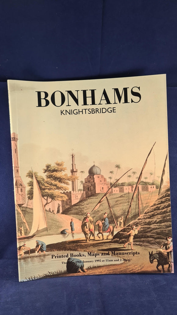 Bonhams Printed Books, Maps & Manuscripts 19 January 1995