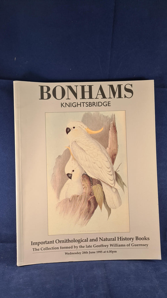 Bonhams Important Ornithological & Natural History Books, 28 June 1995