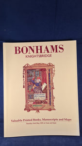 Bonhams Valuable Printed Books, Manuscripts & Maps, 23 May 1995
