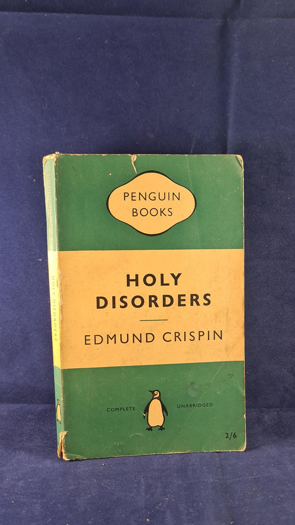 Edmund Crispin - Holy Disorders, Penguin Books, 1958, Paperbacks
