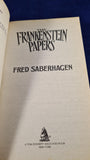 Fred Saberhagen - The Frankenstein Papers, First TOR, 1994, Paperbacks