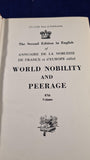 World Nobility and Peerage 87th Volume