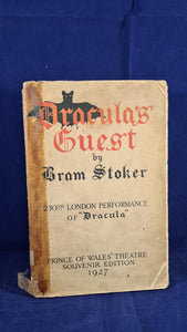 Bram Stoker - Dracula's Guest, Prince of Wales' Theatre, 1927, Souvenir Edition Limited