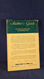 Author's Guide For Preparing Manuscript & Handling Proof, John Wiley, 1958