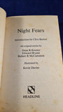Clive Barker - Night Fears, Headline, 1990, Paperbacks