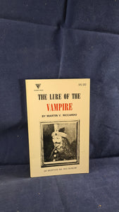 Martin V Riccardo - The Lure of the Vampire, Adams Press, 1983, First Printing Paperbacks