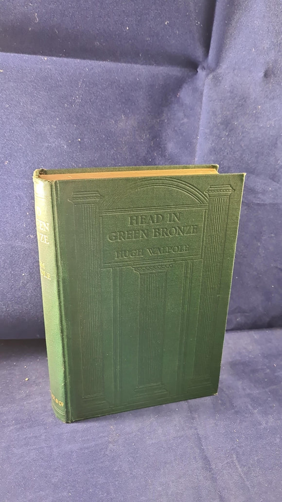 Hugh Walpole - Head In Green Bronze, Macmillan, 1938, Inscribed