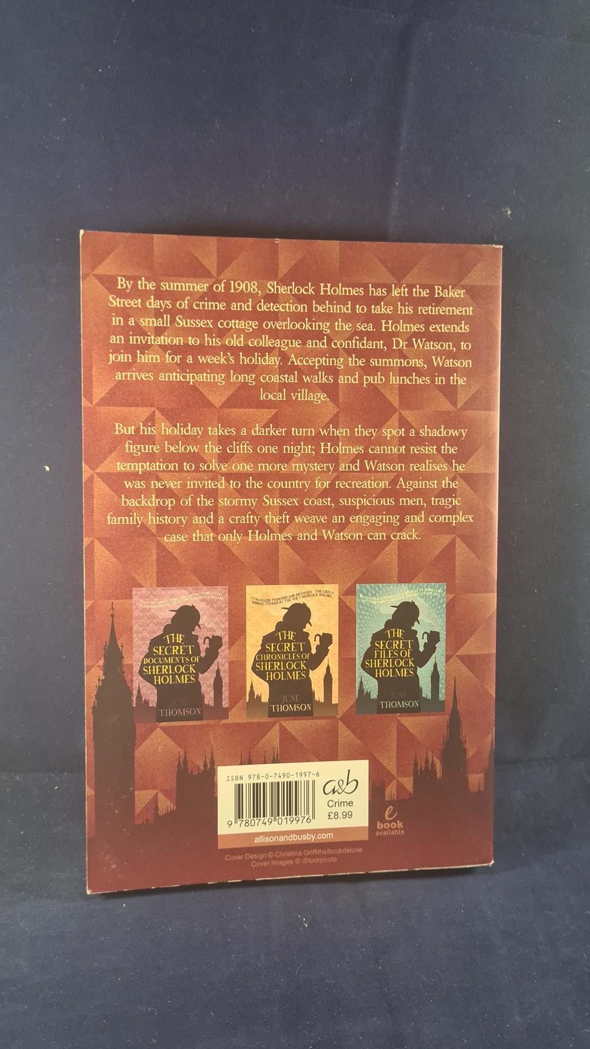 June Thomson - Sherlock Holmes and the Lady in Black, A&B, 2016, Paper ...