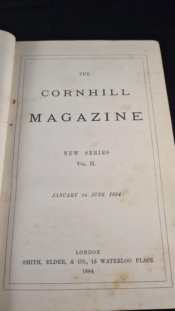 Cornhill Magazine Volume II January to June 1884, Smith Elder & Co, 1884, Margery of Quether