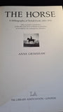 Anne Grimshaw - The Horse, Library Association, First Edition, Limited, Signed