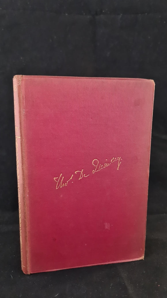 Thomas De Quincey - Confessions, Collins, no date, First Edition