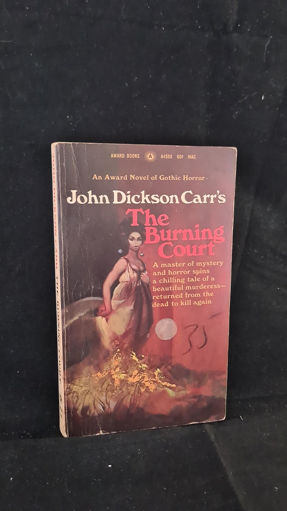 John Dickson Carr - The Burning Court, Award Books, 1969, Paperbacks