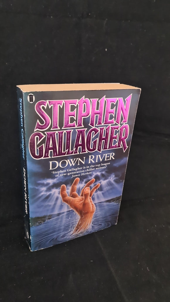 Stephen Gallagher - Down River, New English Library Edition, 1990, Paperbacks