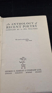L. D'O. Walters - An Anthology of Recent Poetry, George Harrop, 1937
