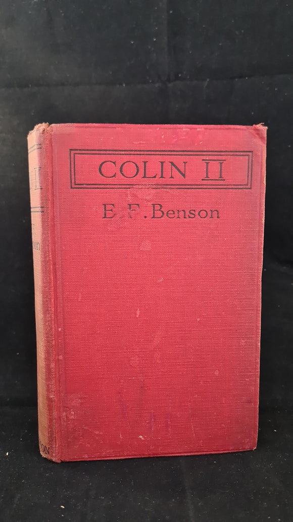 E F Benson - Colin II. Hutchinson, 1925
