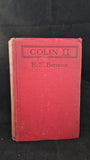 E F Benson - Colin II. Hutchinson, 1925
