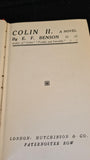 E F Benson - Colin II. Hutchinson, 1925