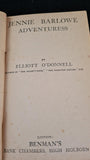 Elliott O'Donnell - Jennie Barlowe Adventuress, Benman's, 1926, Paperbacks