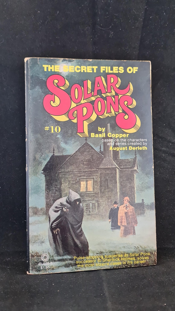 Basil Copper - The Secret Files of Solar Pons 10, Pinnacle, 1979, First Edition, Paperbacks
