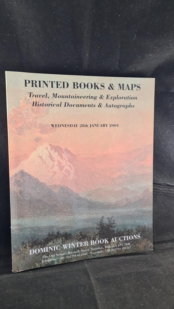 Dominic Winter Printed Books & Maps Travel, Mountaineering & Exploration 28 January 2004