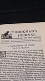 The Bookman's Journal Number 12, 1930
