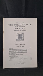 Journal of The Royal Society Of Arts February 1969