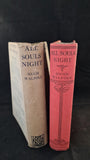 Hugh Walpole - All Souls Night, A Book of Stories, Macmillan, 1933