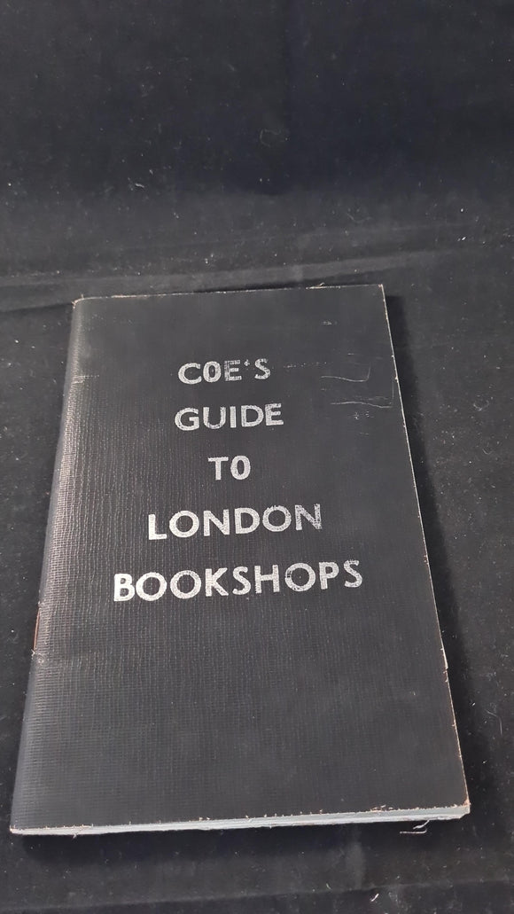 Coe's Guide To London Bookshops 1967, Paperbacks