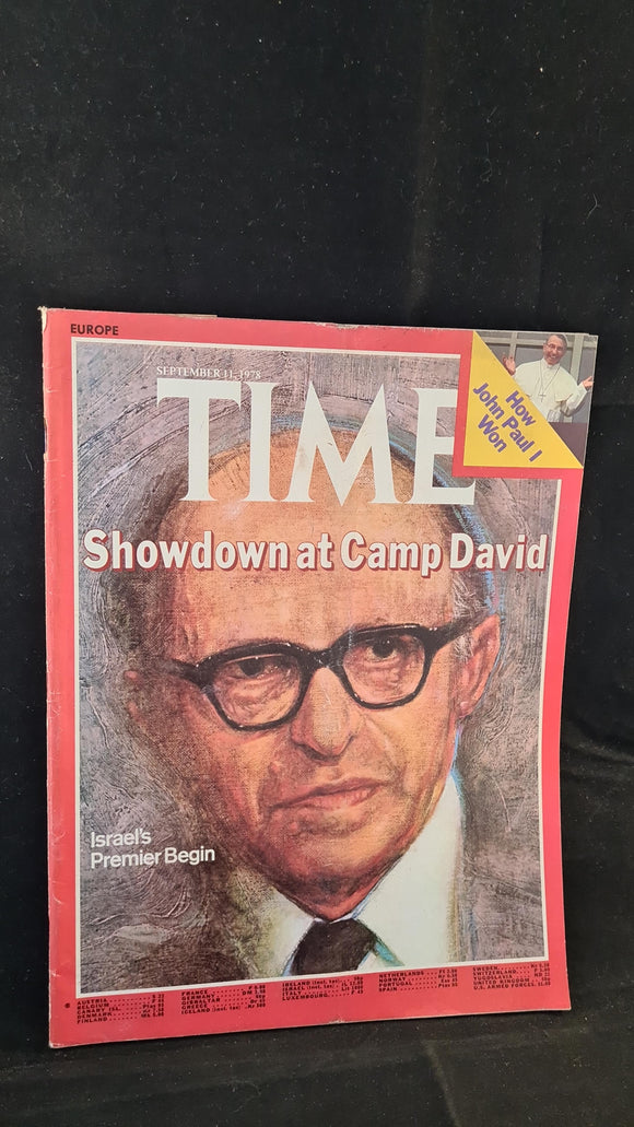 Time Magazine Volume 112 Number 11 September 11 1978