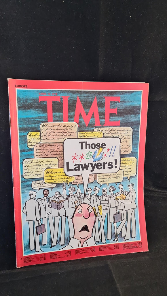 Time Magazine Volume 111 Number 15 April 10 1978
