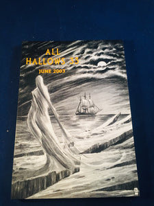 All Hallows 33 - June 2003, The Journal of the Ghost Story Society, Barbara Roden & Christopher Roden, Ash-Tree Press