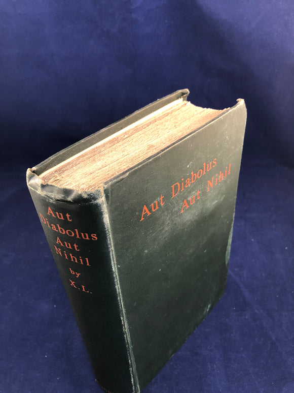 X. L. - Aut Diabolus, Aut Nihil and Other Tales, Methuen 1894, 1st Edition
