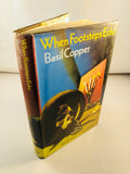 Basil Copper - When Footsteps Echo, Tales of Terror and the Unknown, Robert Hale 1975, 1st Edition, Ex-Library