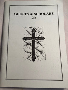Ghosts & Scholars - Haunted Library, Rosemary Pardoe 1995, Issue 20