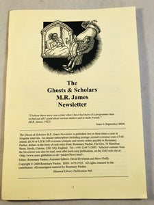 The Ghosts & Scholars - M. R. James Newsletter, Haunted Library Publications, Issue 6 (September 2004)