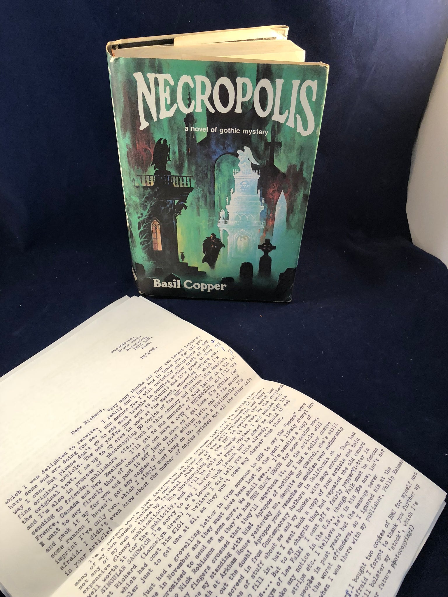 Basil Copper Necropolis Arkham House 1980 1st Edition