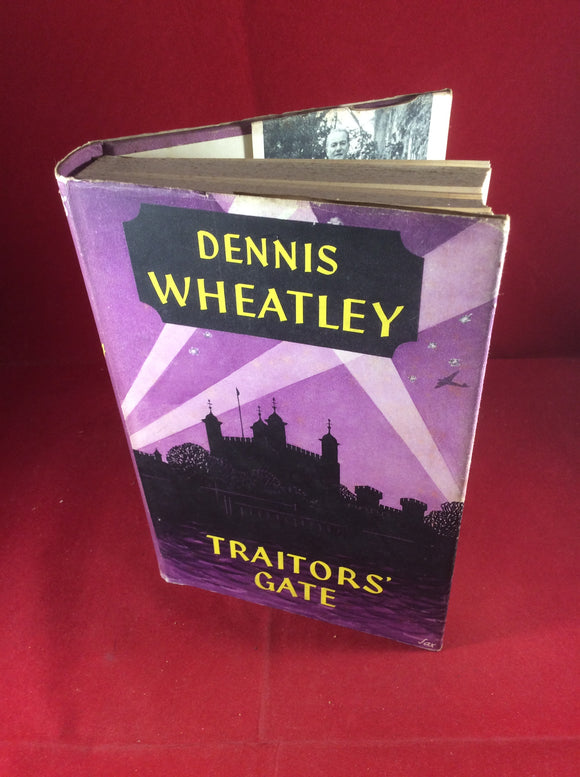 Dennis Wheatley, Traitor's Gate, Hutchinson, 1958, First Edition, Signed and Inscribed.